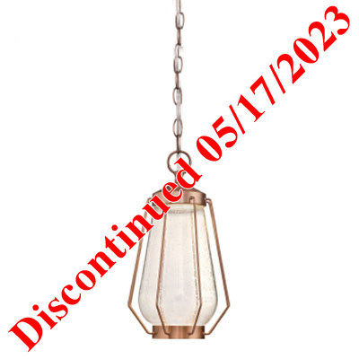LL63737-P-COP-LED, 63737, Pendant, LED, Copper, COP, Caged, Seeded, decorative, outdoor, decorative outdoor